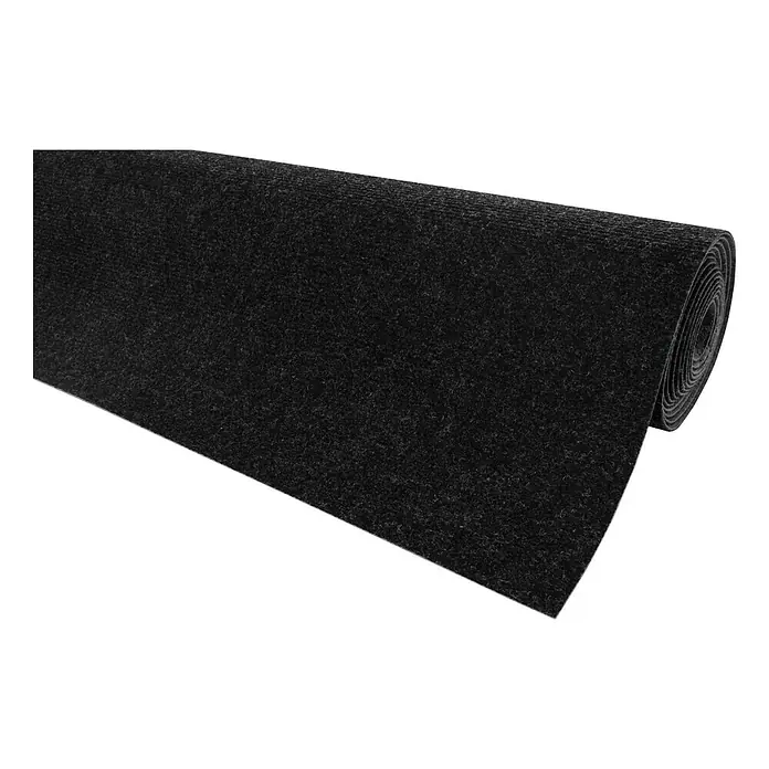 Nadelfilz Meterware Zypern - Breite: 400 cm, 100 % Polypropylen, Anthrazit