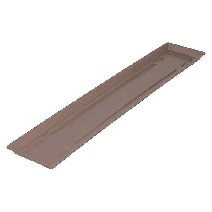 Geli Balkonkasten-Untersetzer - Länge: 80 cm, Taupe - Vorderansicht
