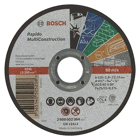 Bosch Professional  Rezni disk Rapido Multi Construction