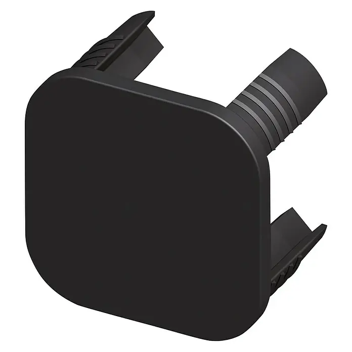 Kantoflex Abdeckkappe - 35,5 x 2,5 mm, Passend für: Coaxis Säulenprofile - Linke Seitenansicht
