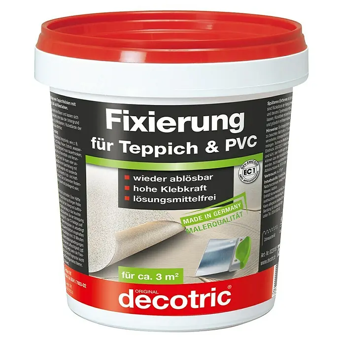 Decotric PVC- & Teppich-Fixierung - 750 g, Gebrauchsfertig, Innen - Vorderansicht