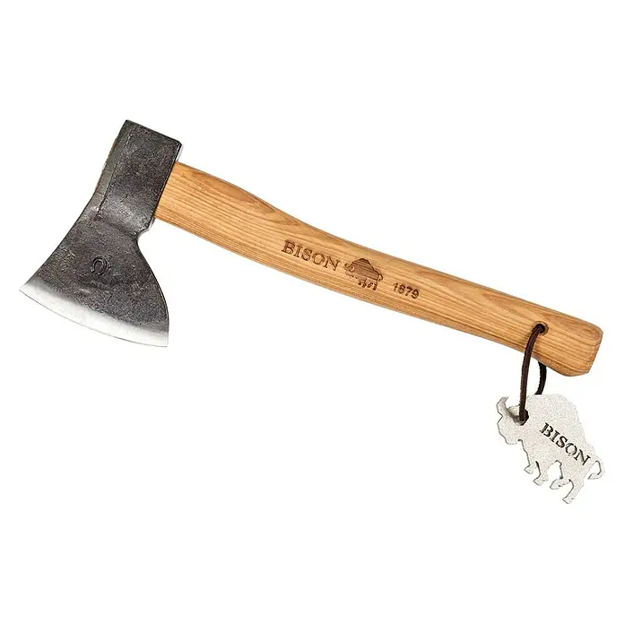 Bison 1879 Jägerbeil - 500 g, 330 mm, Handgeschmiedet - Vorderansicht