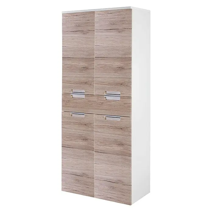 Schildmeyer Sunny Hochschrank - 65 x 35 x 159 cm, Eiche Natur - Linke Seitenansicht