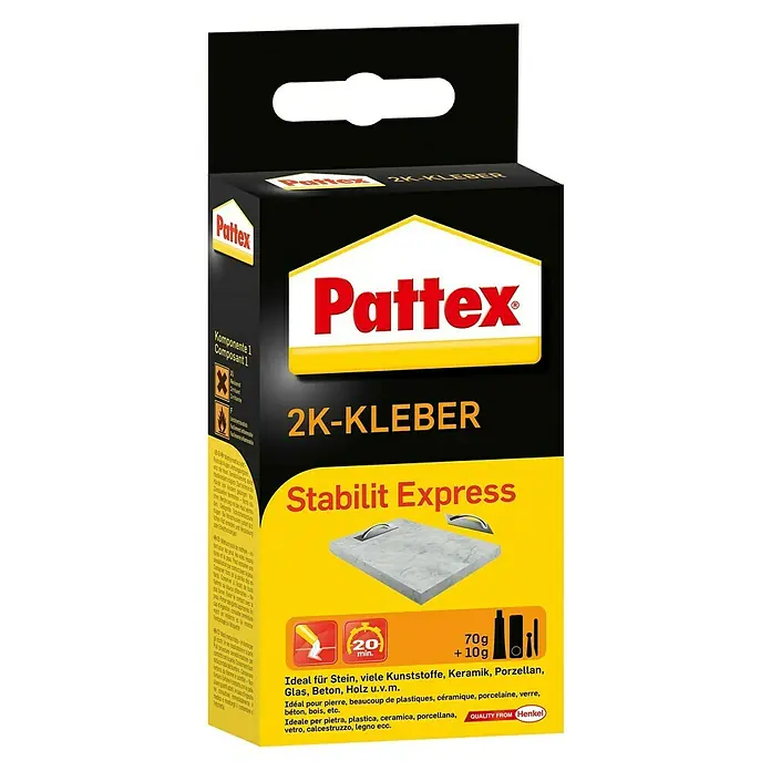 Pattex 2K-Acrylatkleber Stabilit Express - 80 g - Linke Seitenansicht