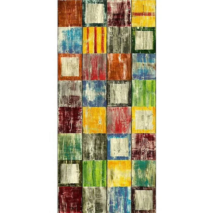 D-c-fix Patchwork-Klebefolie Meterware - Bahia, Bunt, Breite: 45 cm