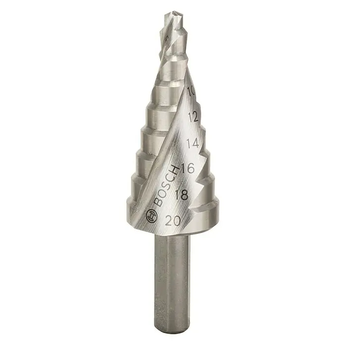Bosch Stepenasto svrdlo - 4 mm - 20 mm, HS čelik - Pogled sprijeda