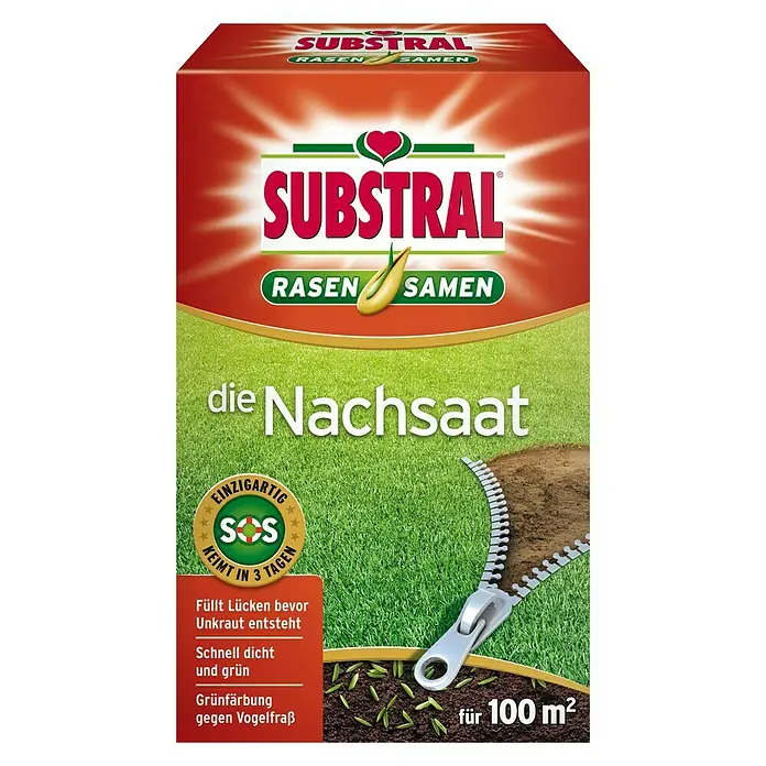 Substral Nachsaat-Rasen - 2 kg, 100 m² - Vorderansicht