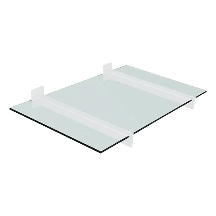 Solid Elements Staklo za nadstrešnicu Portofino - D x Š: 1.500 x 900 mm, Prozirno staklo - Dijagonalni pogled