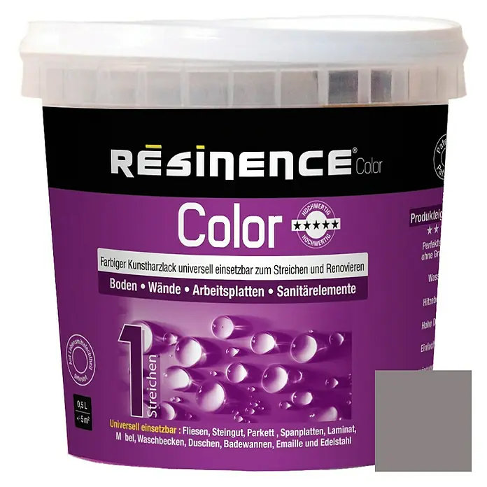 Résinence Color Farbiger Kunstharzlack - Beton, 500 ml