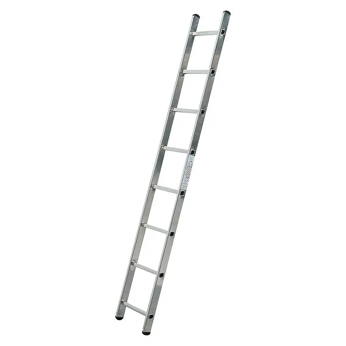 Krause Corda Ljestve za naslanjanje s prečkama - Radna visina: 3,2 m, Broj stuba: 8 prečki, Aluminij