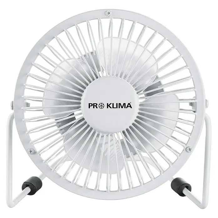Proklima Stolni ventilator - Bijele boje, Promjer: 15 cm, 2,3 W