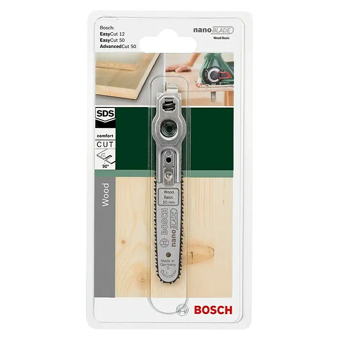 Bosch List pile NanoBlade Wood Basic - Duljina reza: 50 mm, Područje primjene: Drvo - Pogled sprijeda