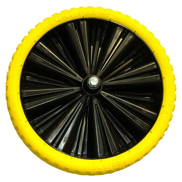 Altrad Schubkarren-Ersatzrad Flex Lite - Durchmesser: 360 mm, Vollgummi - Vorderansicht