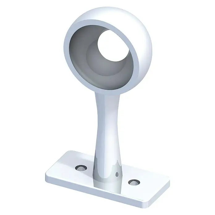 Endträger - Durchmesser: 25 mm, Silber
