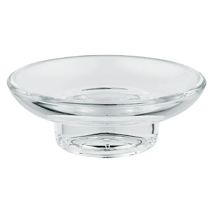 Grohe Essentials Ersatz-Seifenschale - Glas, Transparent - Vorderansicht