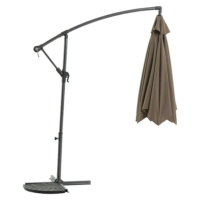 Sunfun Viseći suncobran Toscana - Taupe, Promjer: 300 cm