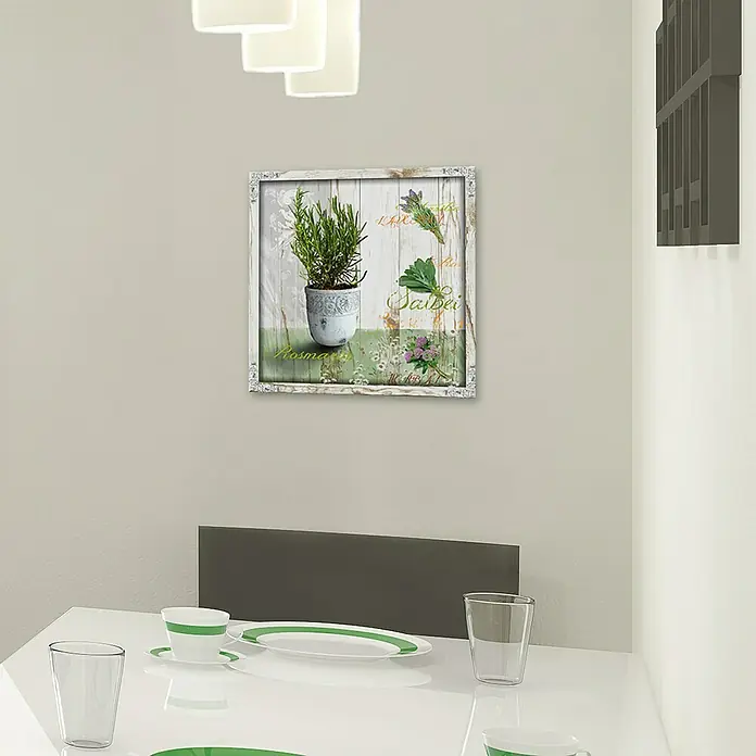ProArt Leinwandbild Konventionel - Hierbas II, B x H: 50 x 50 cm - Stimmungsaufnahme