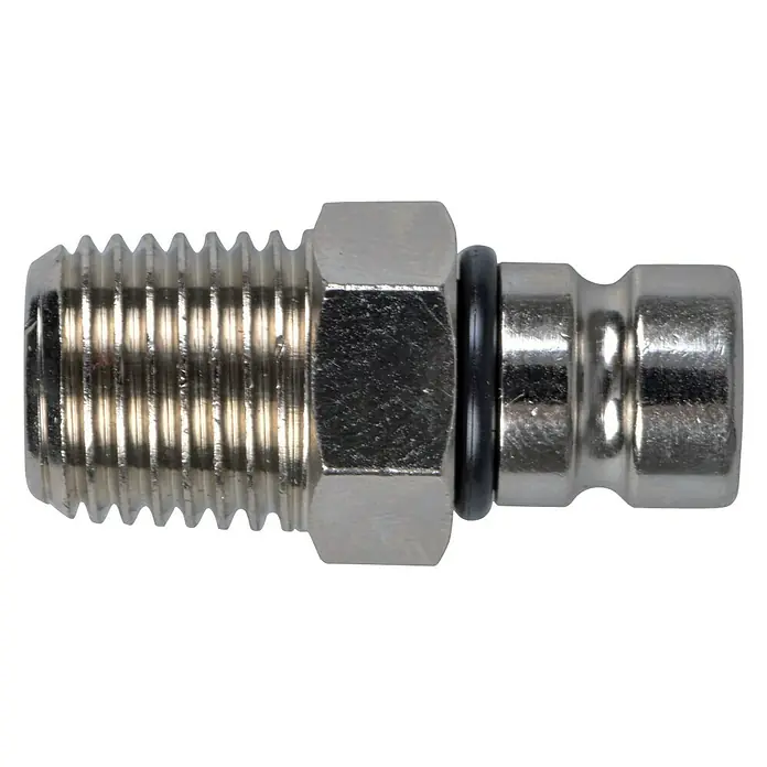 Talamex Adapter - Geschikt voor: Tanks, Voor slangaansluiting: ¼″ NPT, Passend bij: Suzuki, Chrysler & Force Motors motoren, Male - Zijaanzicht rechts