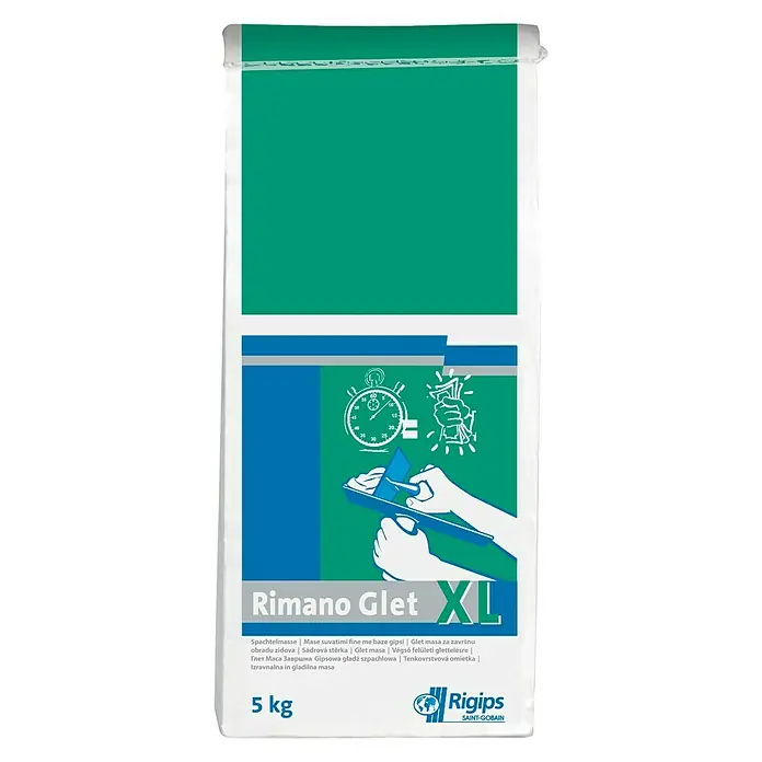 Rigips Innenspachtel Rimano Glet XL - 25 kg, Putzstärke: 0 - 10 mm