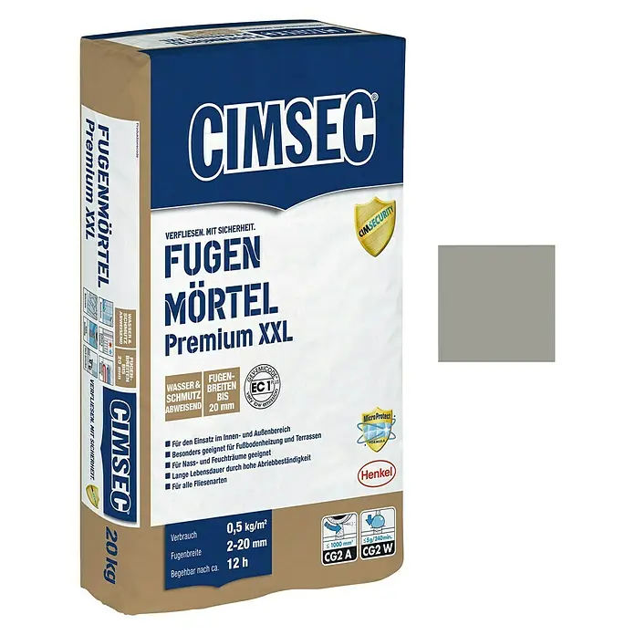 Cimsec Fugenmörtel Premium - Manhattan, 20 kg