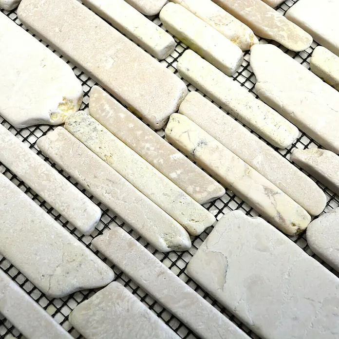 Mosaikfliese MOS BRICK 200 - 30,5 x 30,5 cm, Weiß, Matt