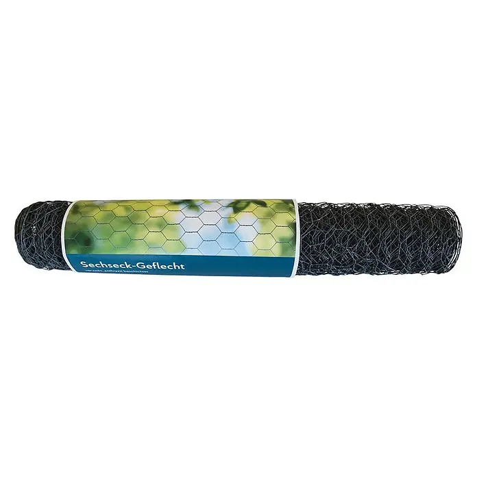 Stabilit Drahtgeflecht - 10 x 0,5 m, 25 mm, Anthrazit, Beschichtet