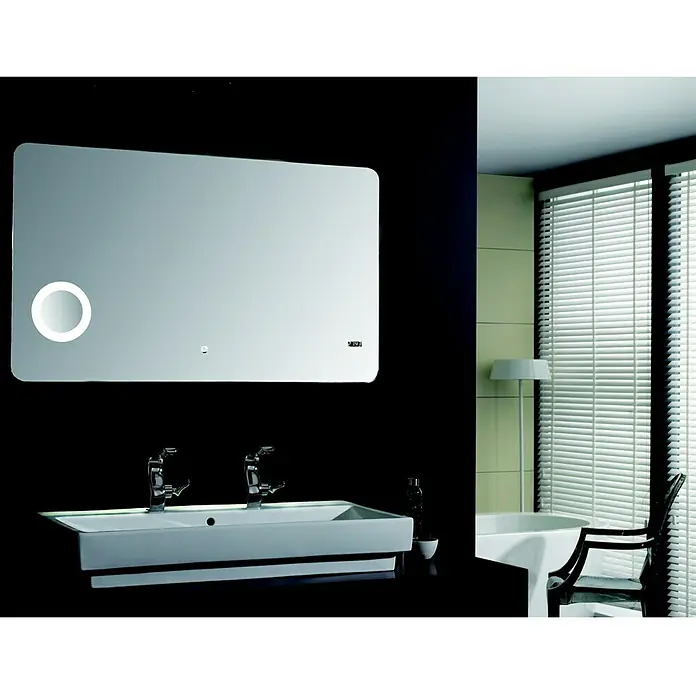 DSK LED-Lichtspiegel Silver Shadow - 120 x 70 cm, Sensorschalter - Stimmungsaufnahme
