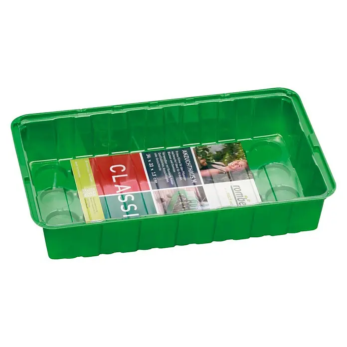 Romberg Classic Zimmergewächshaus M - 36 x 22 x 13 cm, Ohne Quelltabletten - Linke Seitenansicht