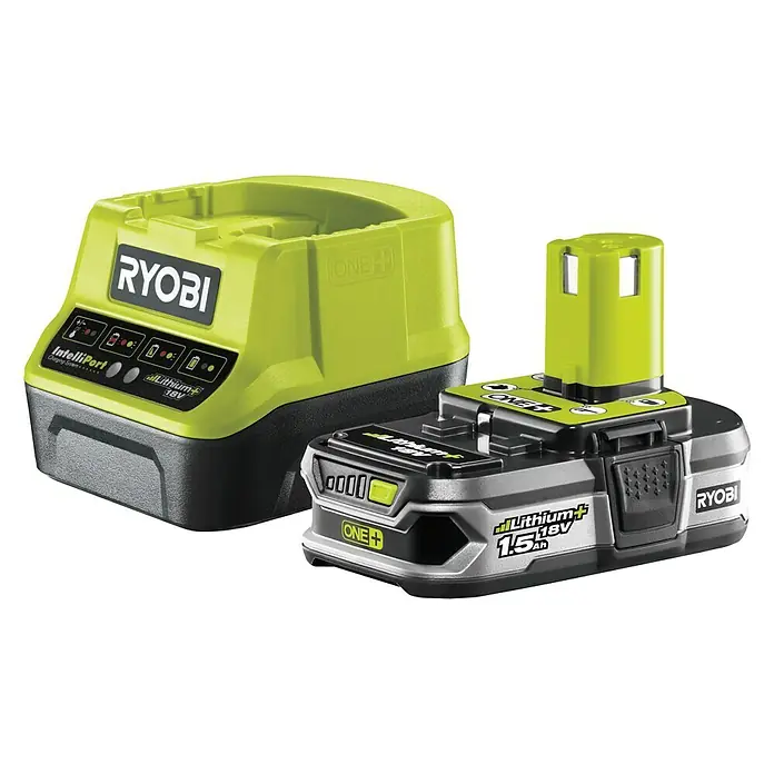 Ryobi ONE+ Akku & Ladegerät RC18120-115 Starterset - 18 V, 1,5 Ah, 1 Akku