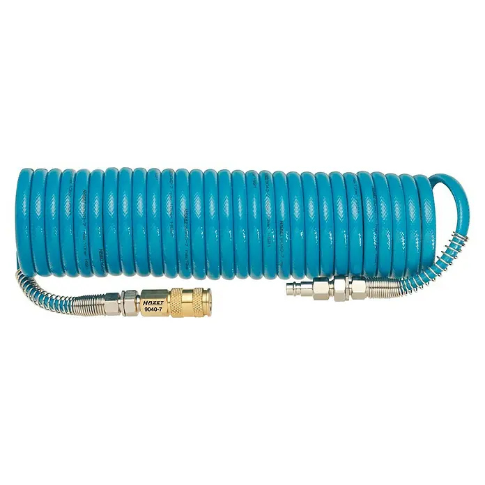 Hazet Spiralschlauch 9040-7 - Länge: 762 cm, Betriebsdruck: 10 bar