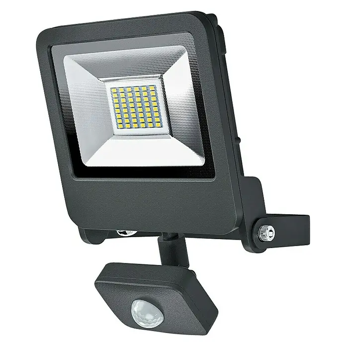 Ledvance LED reflektor Endura Flood - Antracit, Senzor, 30 W, IP44 - Pogled sprijeda