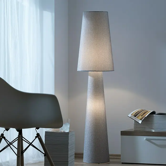 Eglo Stehleuchte Carpara - Taupe, Höhe: 173 cm