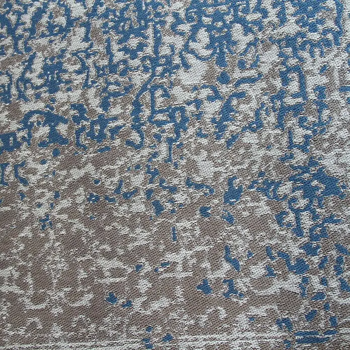 Kayoom Teppich Sunny 300 - Beige/Blau, 170 x 120 cm, 100% Polyester - Detailaufnahme