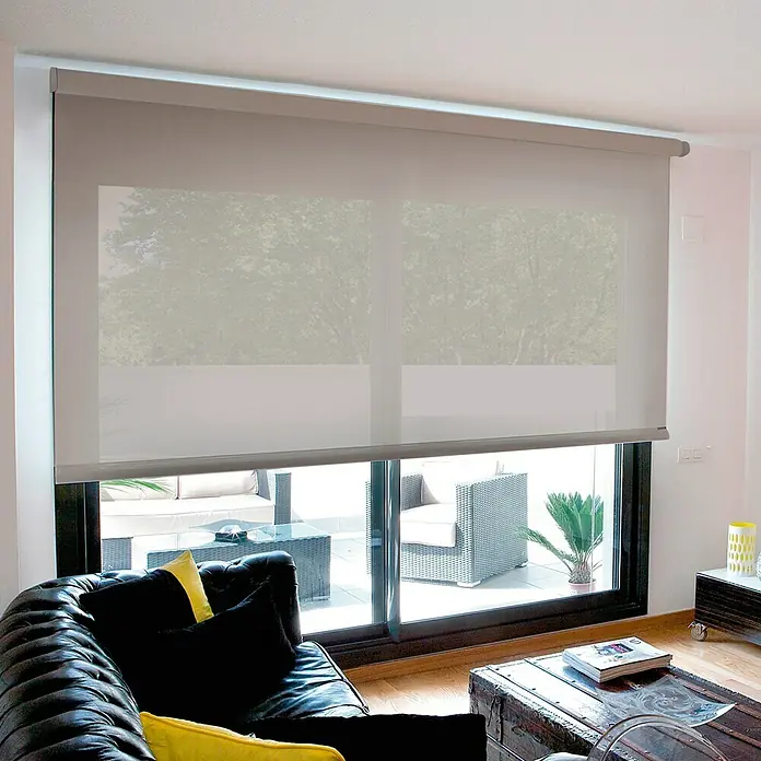 Viewtex Estor enrollable Screen 10% - An x Al: 150 x 250 cm, Gris perla