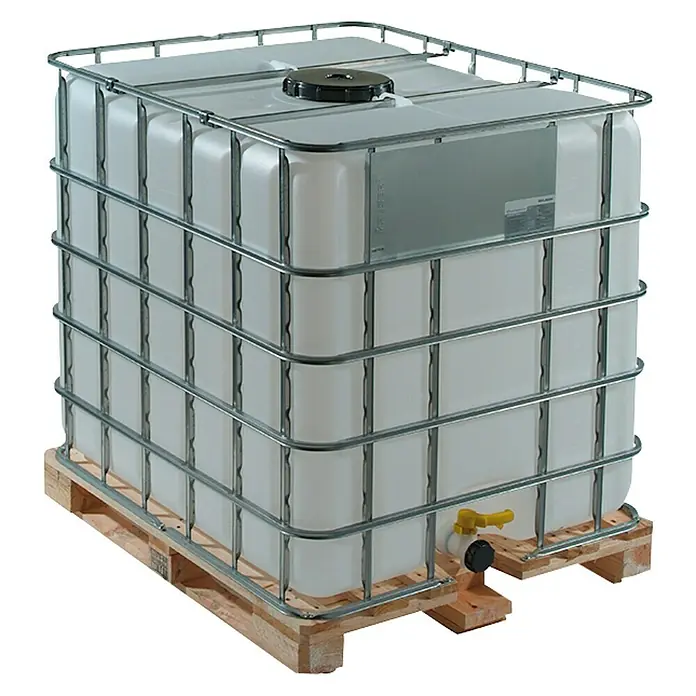 Graf Bidón de agua IBC - Equipamiento: Con tapa, Capacidad: 1.000 l