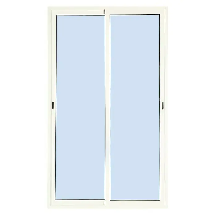 Solid Elements Balconera Corredera - 120 x 200 cm, Blanco, Sin persiana