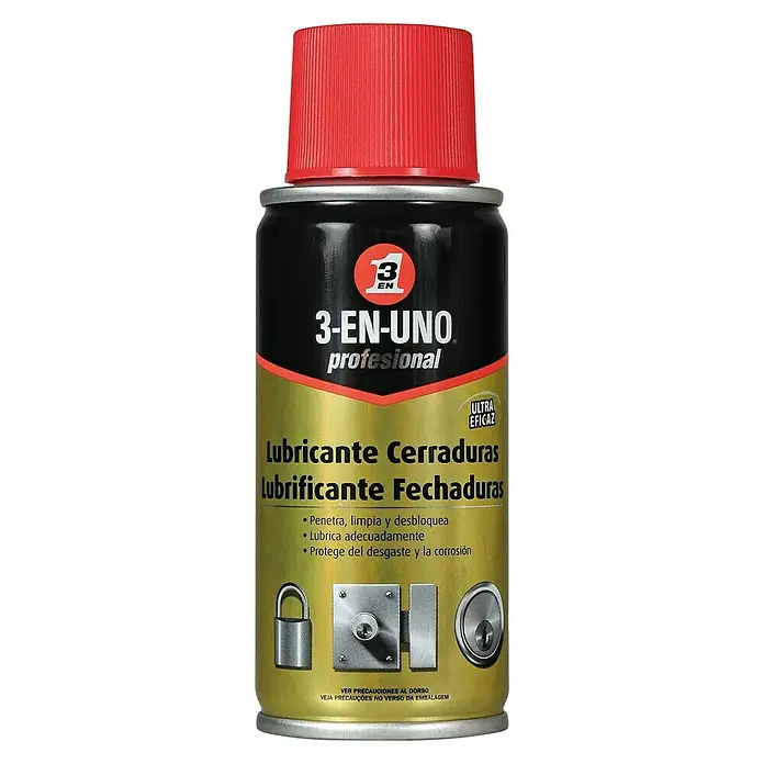 3 en 1 Lubricante para cerraduras - 100 ml