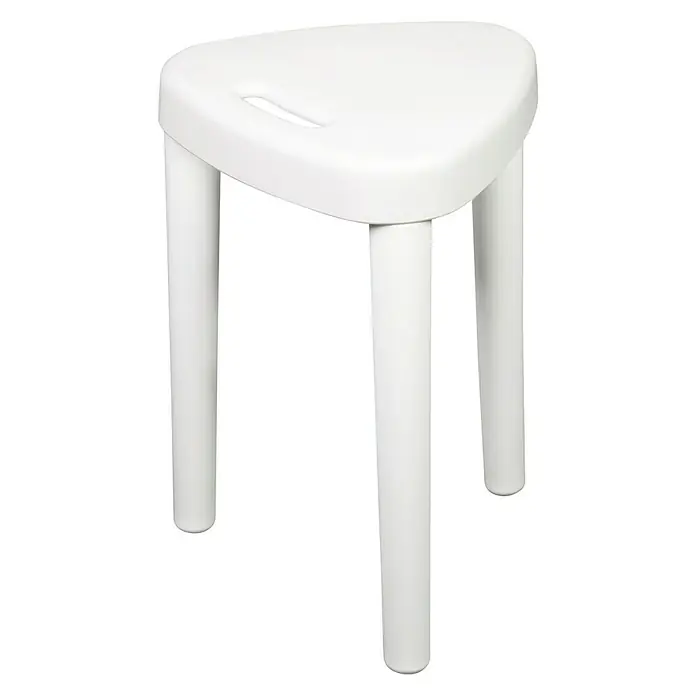 Plastisan Taburete de baño Nico - Blanco