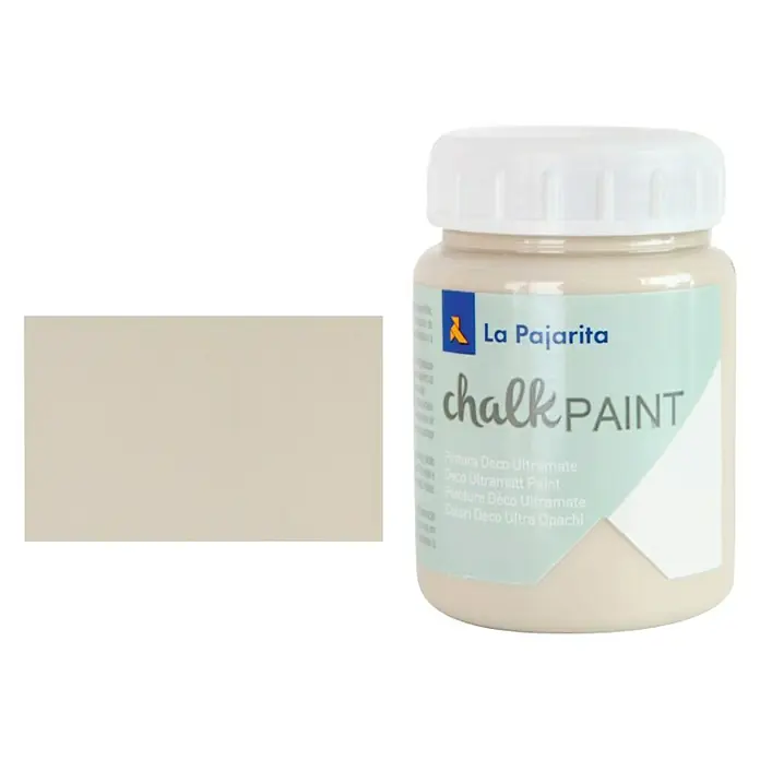 La Pajarita Pintura de tiza Chalk Paint - Beige antiguo, 75 ml, Mate
