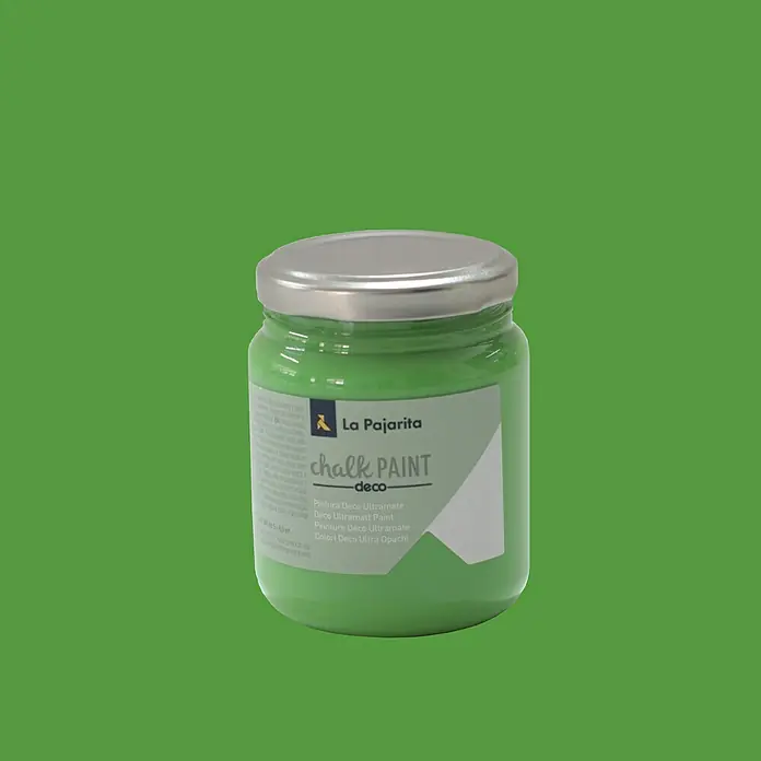 La Pajarita Pintura de tiza Chalk Paint - Albahaca, 175 ml, Mate