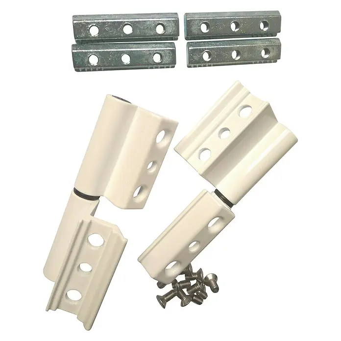 Bisagra Europea - 100 x 48 x 20 mm, Blanco, 2 uds.