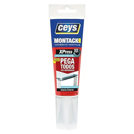 Ceys  Adhesivo para montaje Montack Express agarre inmediato invisible