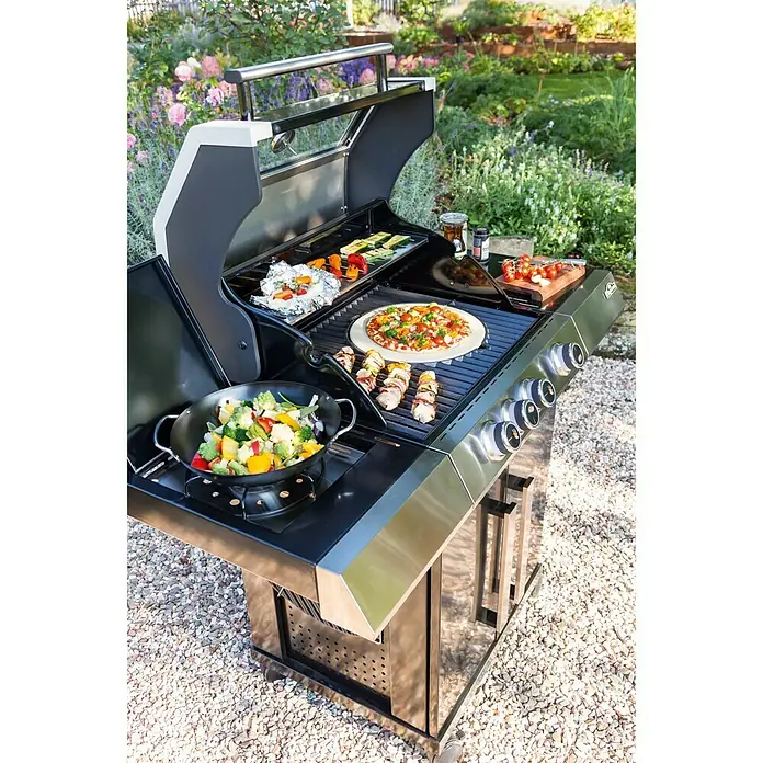 Kingstone KMS Gasgrill CLIFF 350 - Anzahl Brenner: 3, Hauptgrillfläche: 59 x 45 cm, 13,5 kW