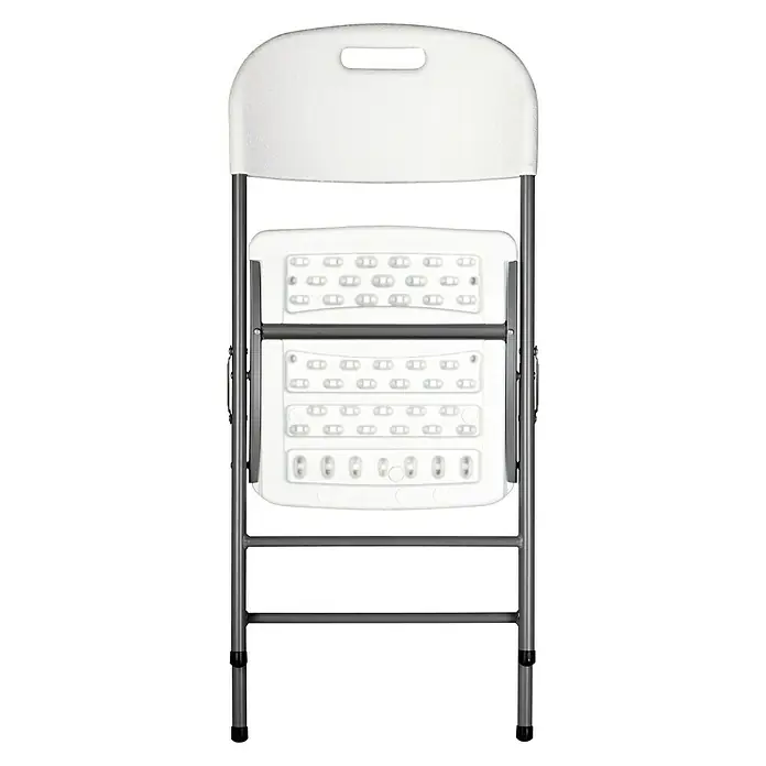 Silla plegable SZ-53 - Ancho: 49 cm, Blanco roto