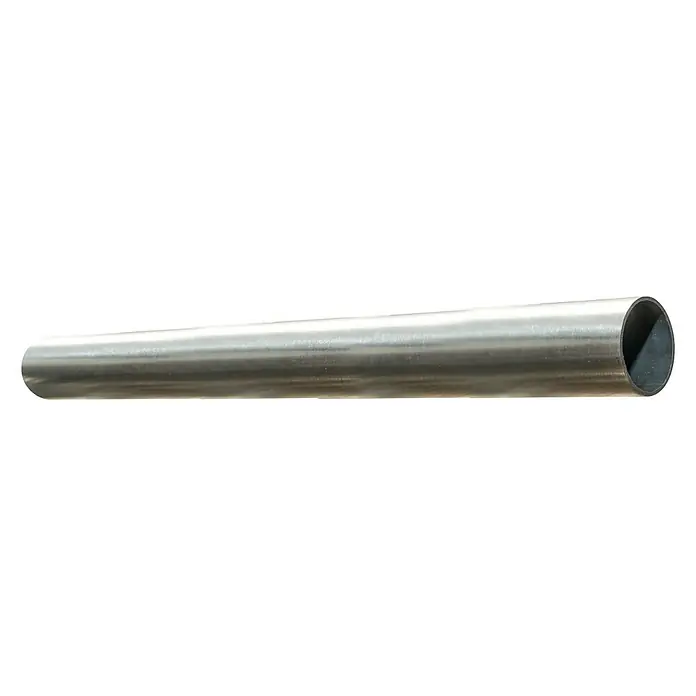 Tubo de acero inoxidable para puerta corredera - Diámetro: 25 mm, Largo: 3 m, Acero inoxidable