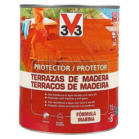V33  Protección para madera Terrazas