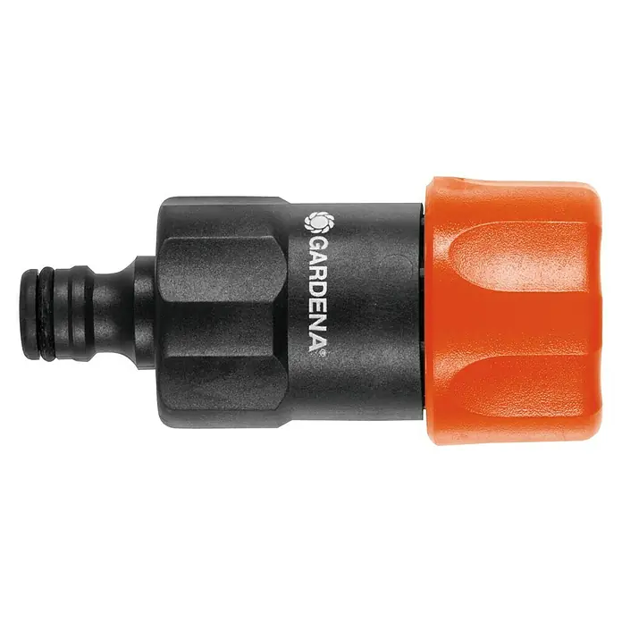 Gardena Conector rápido manguera par grifos sin rosca - Plástico