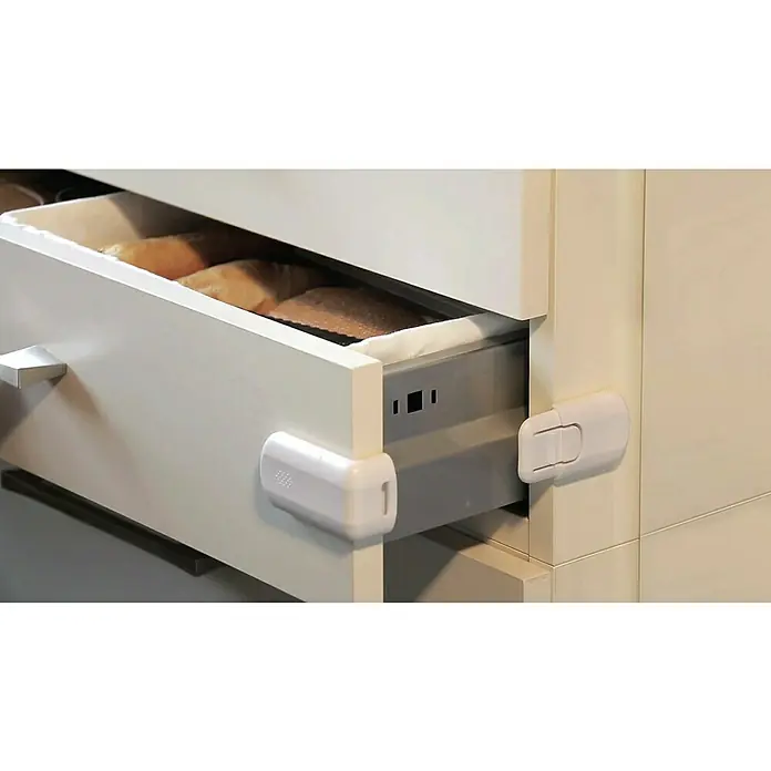 Arregui Sistema de bloqueo para cajones A-1044000 - Blanco, 1 ud.