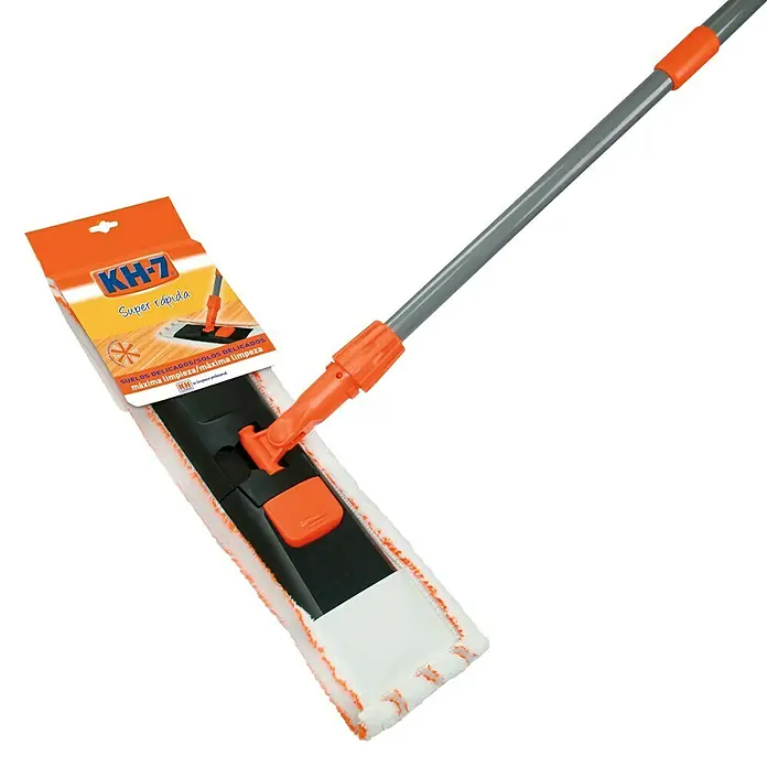 KH7 Mopa de microfibra  Super Rápida - Con mango telescópico, Microfibra