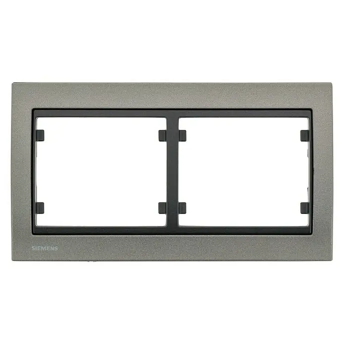 Siemens Delta Iris Marco - Mocca, x 2, Aluminio, Montaje en la pared